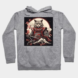 Samurai Kitty Cat Hoodie